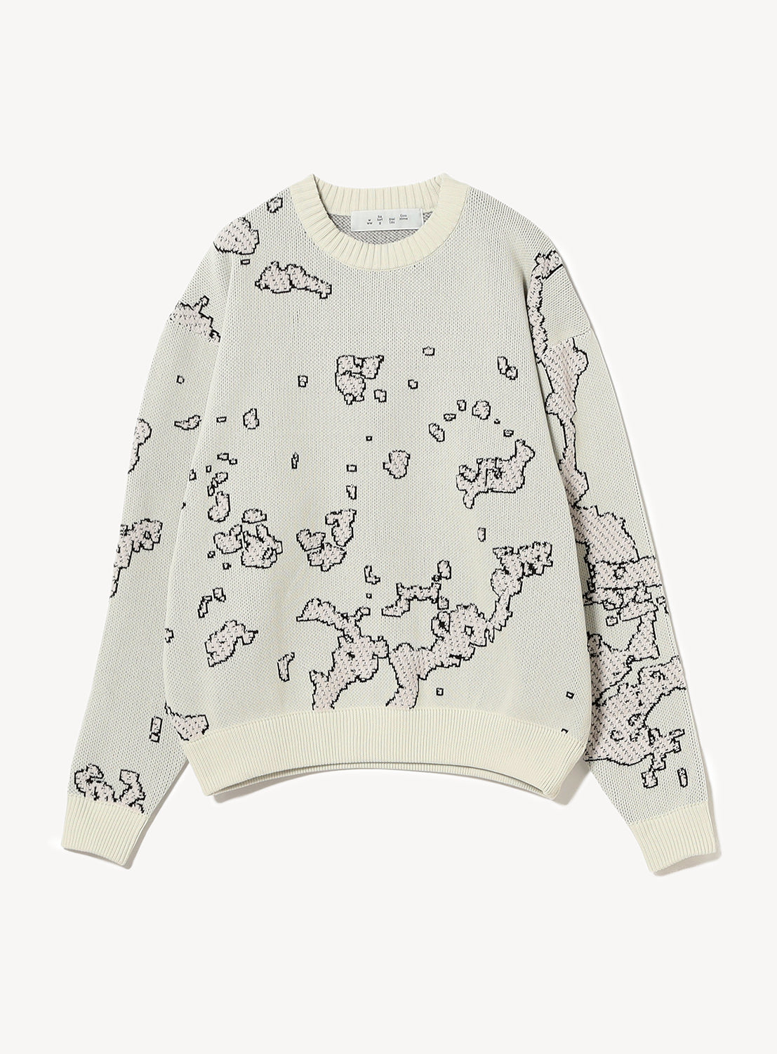 Jacquard Cotton Sweater