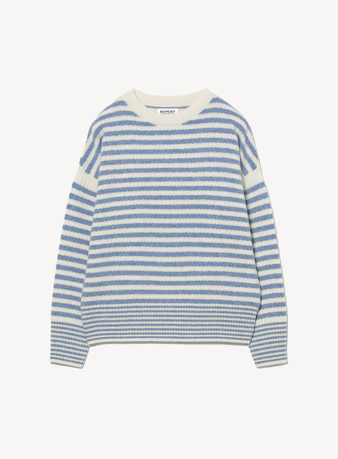 7G Striped Crew Knit