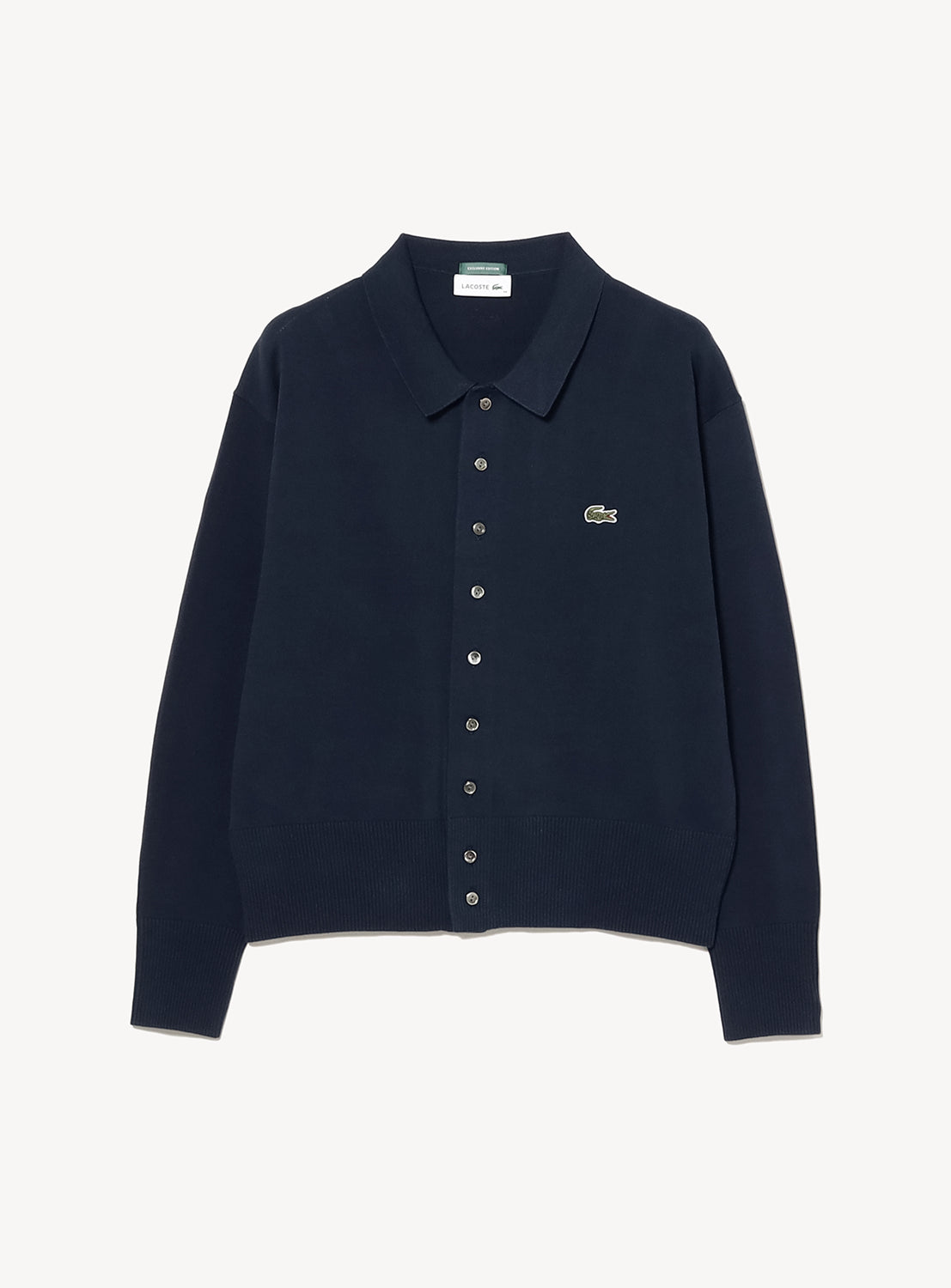 [Exclusive] LACOSTE x BEAMS Polo Cardigan