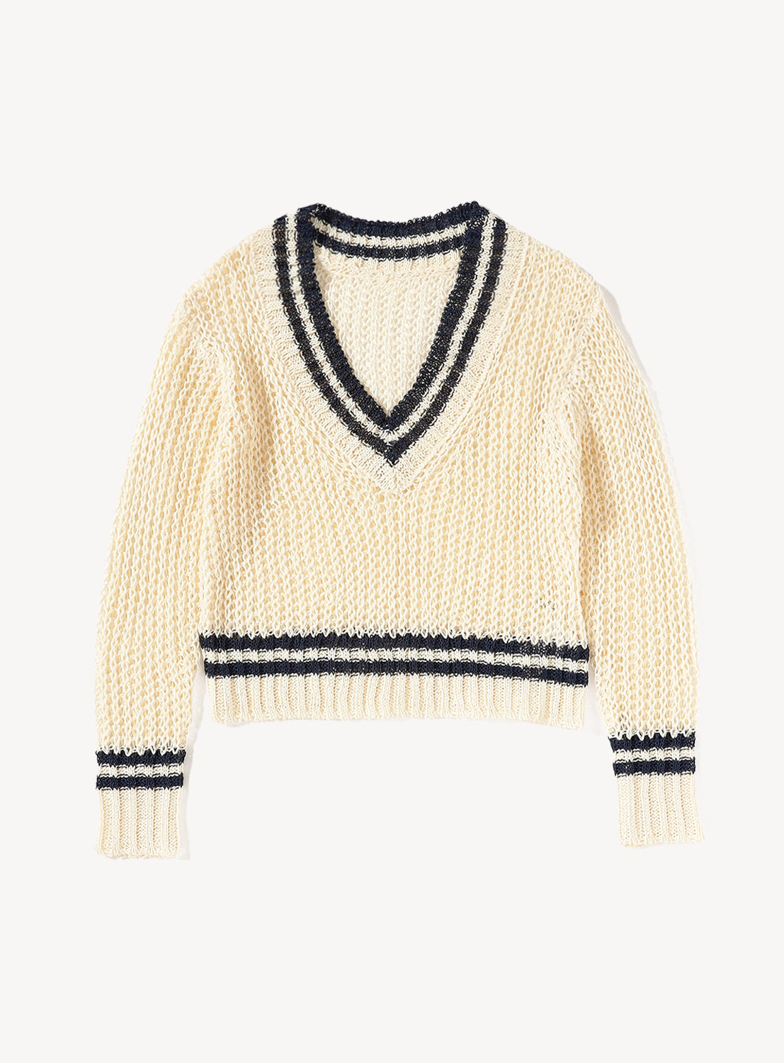 V-Neck Tilden Knit Pullover