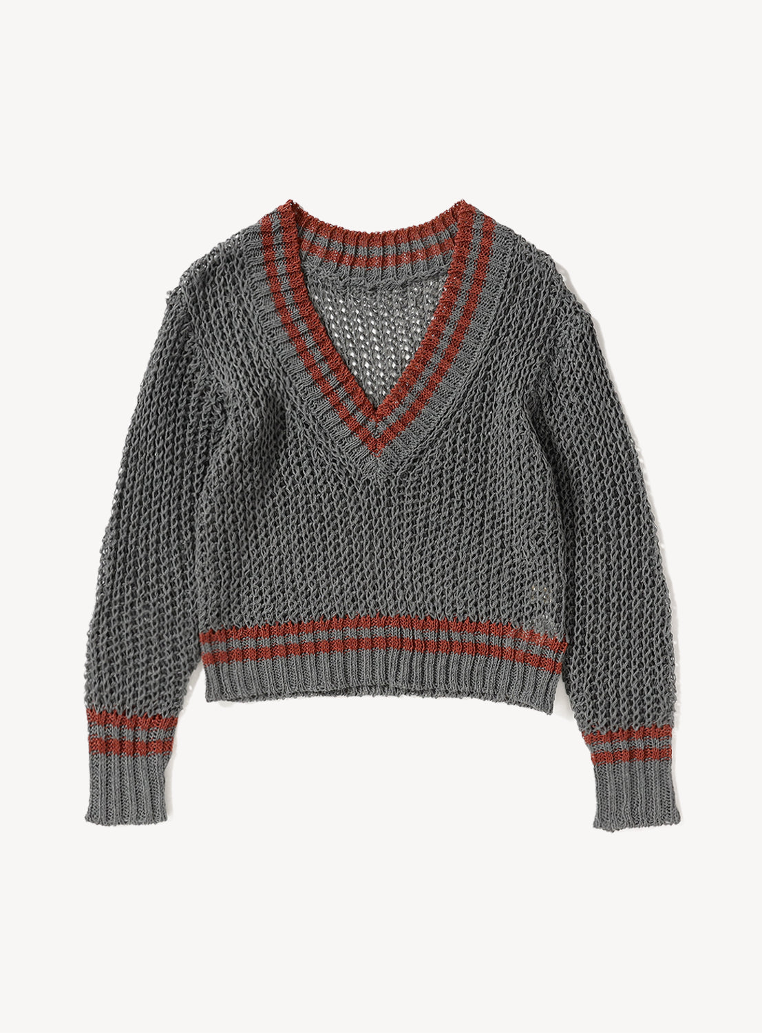 V-Neck Tilden Knit Pullover
