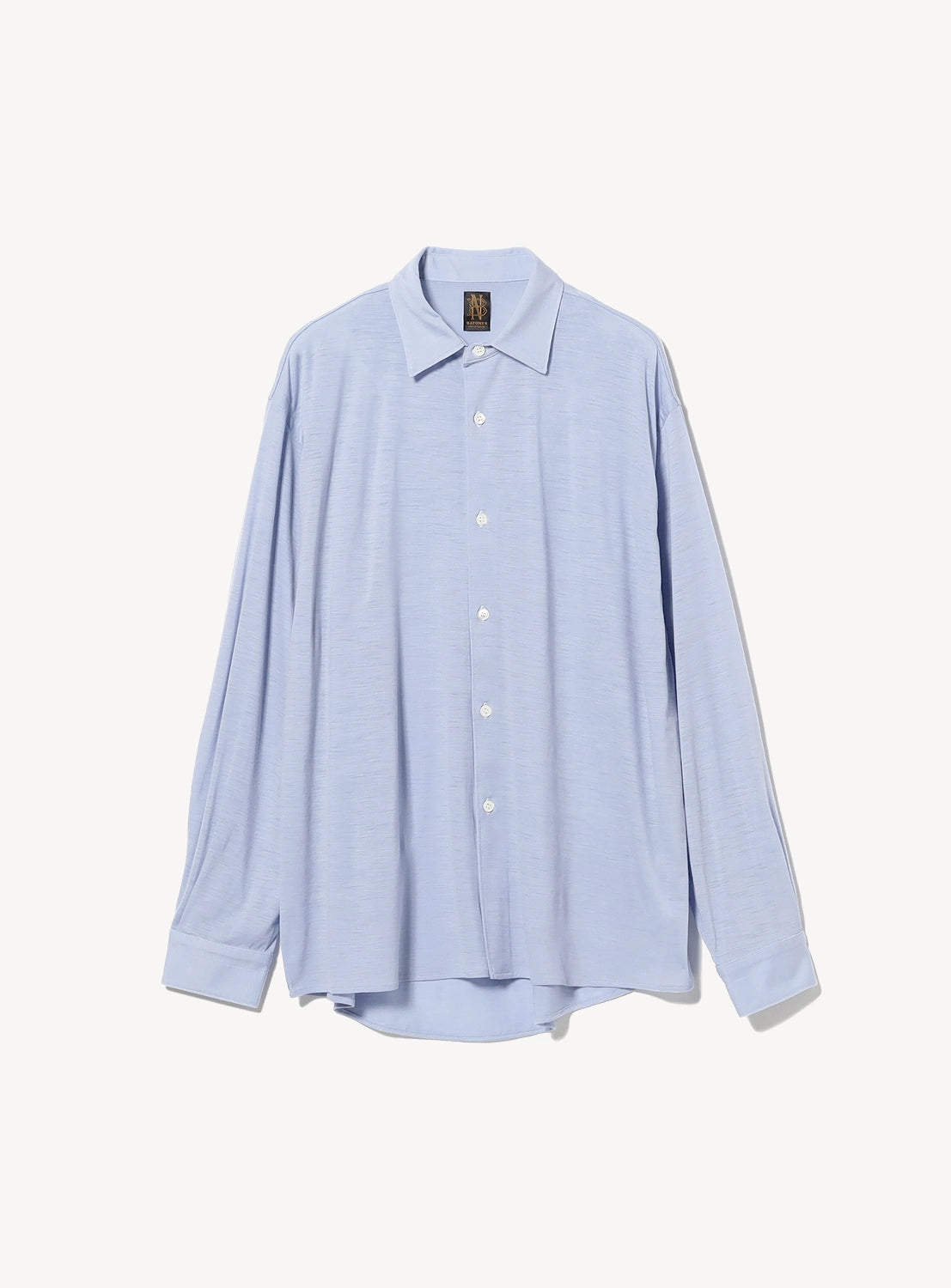 Regular Collar High-Gauge Merino Knit Shirt