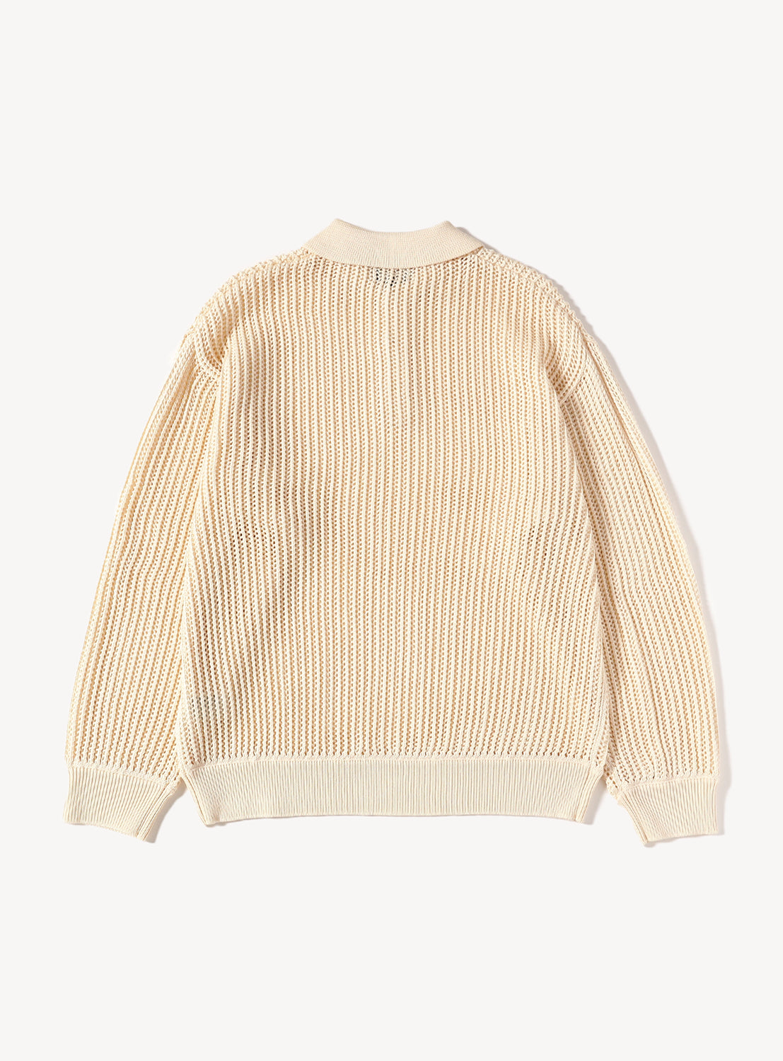 Mesh Knit Polo Shirt