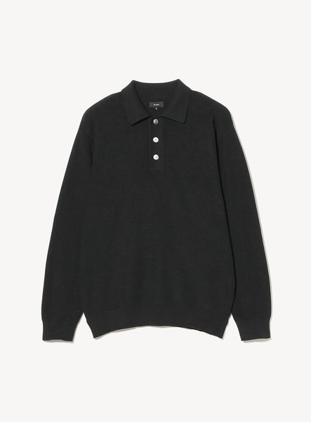 トップス polo shirt / BEAMS BEAMS PLUS（ビームス プラス）Knit Polo Born Stripe 14G（シャツ