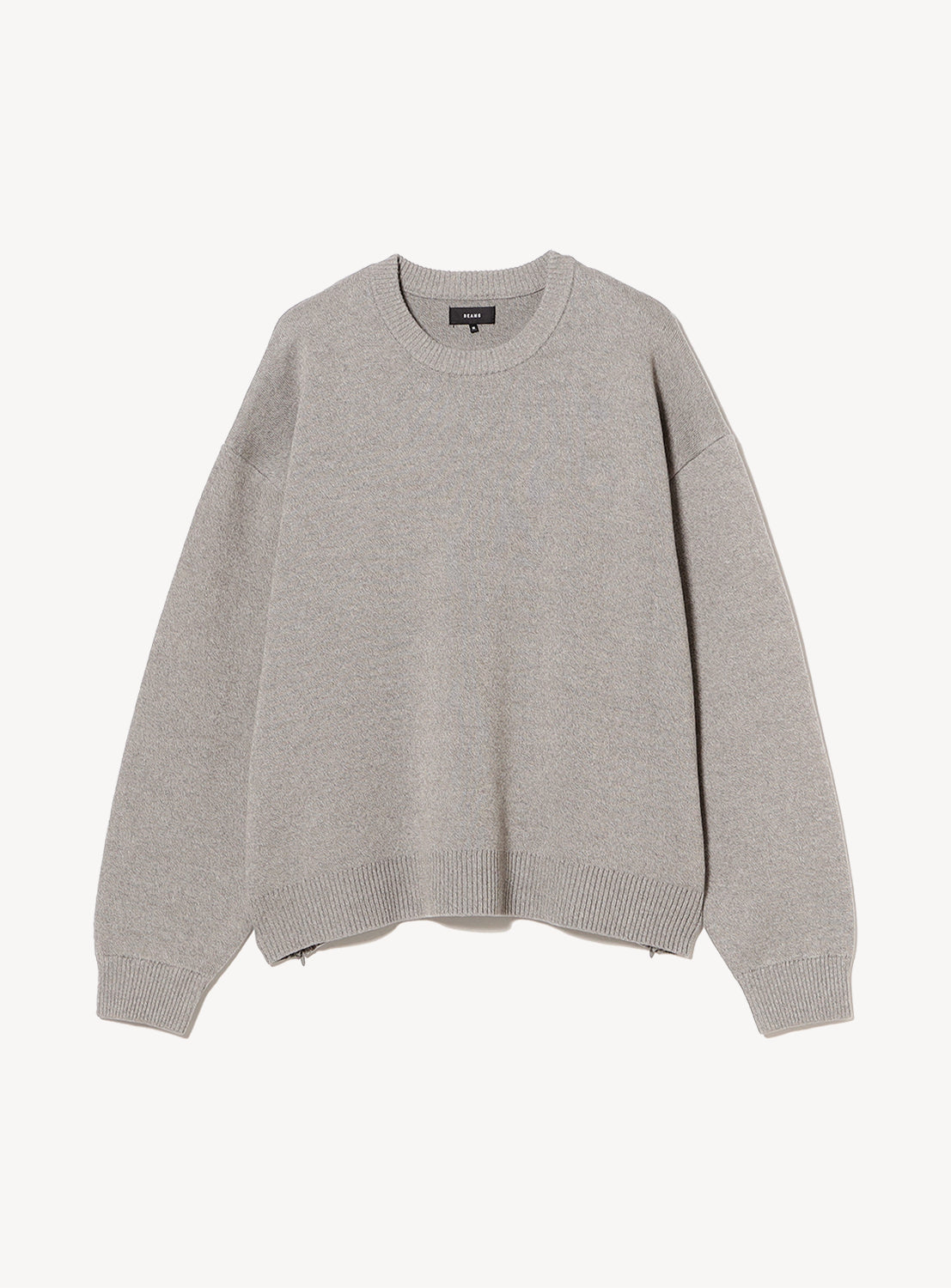 Wide Short Fit 12G Slit Knit