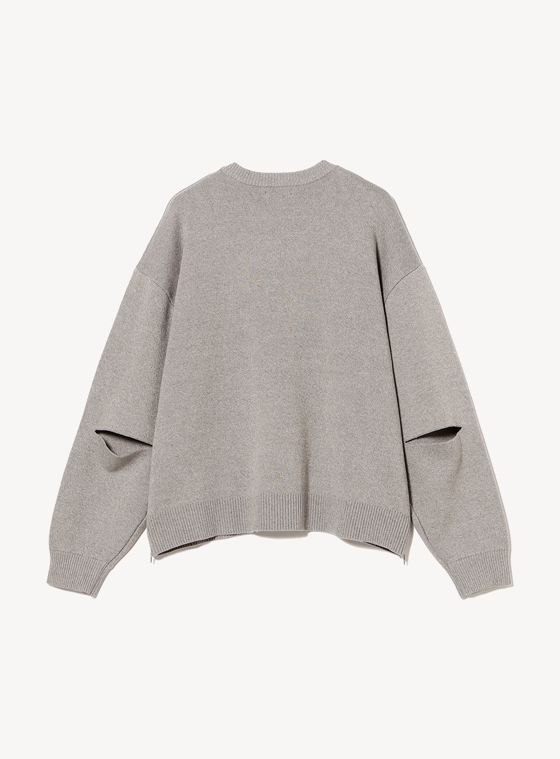 Wide Short Fit 12G Slit Knit