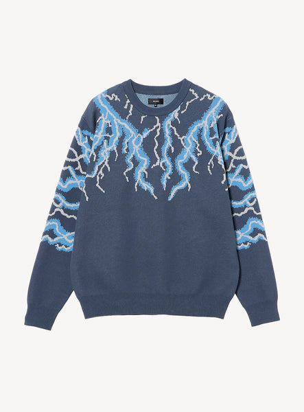 12-Gauge Thunder Reflective Crew Neck Knit 12-Gauge Thunder Reflective Crew Neck Knit