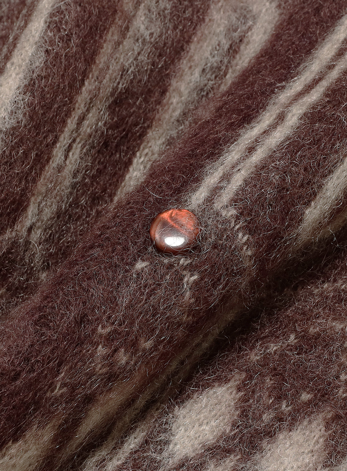 Geometric Mohair Cardigan