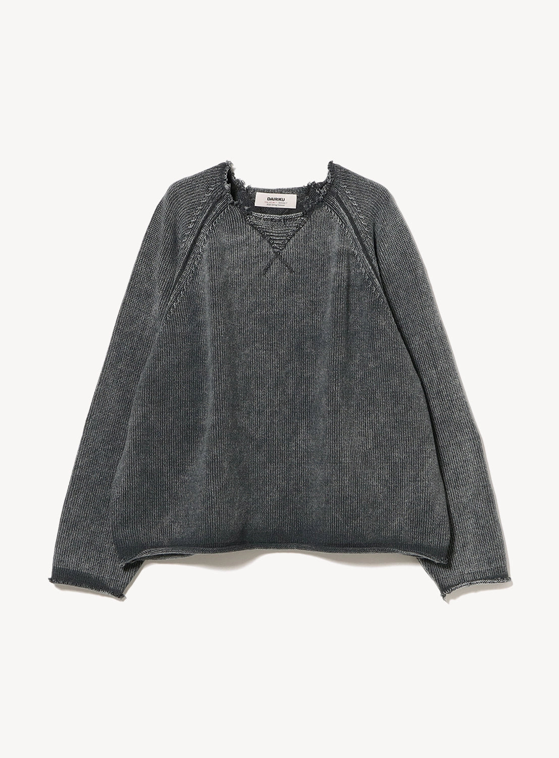 Vintage Washed Pullover Knit Sweater