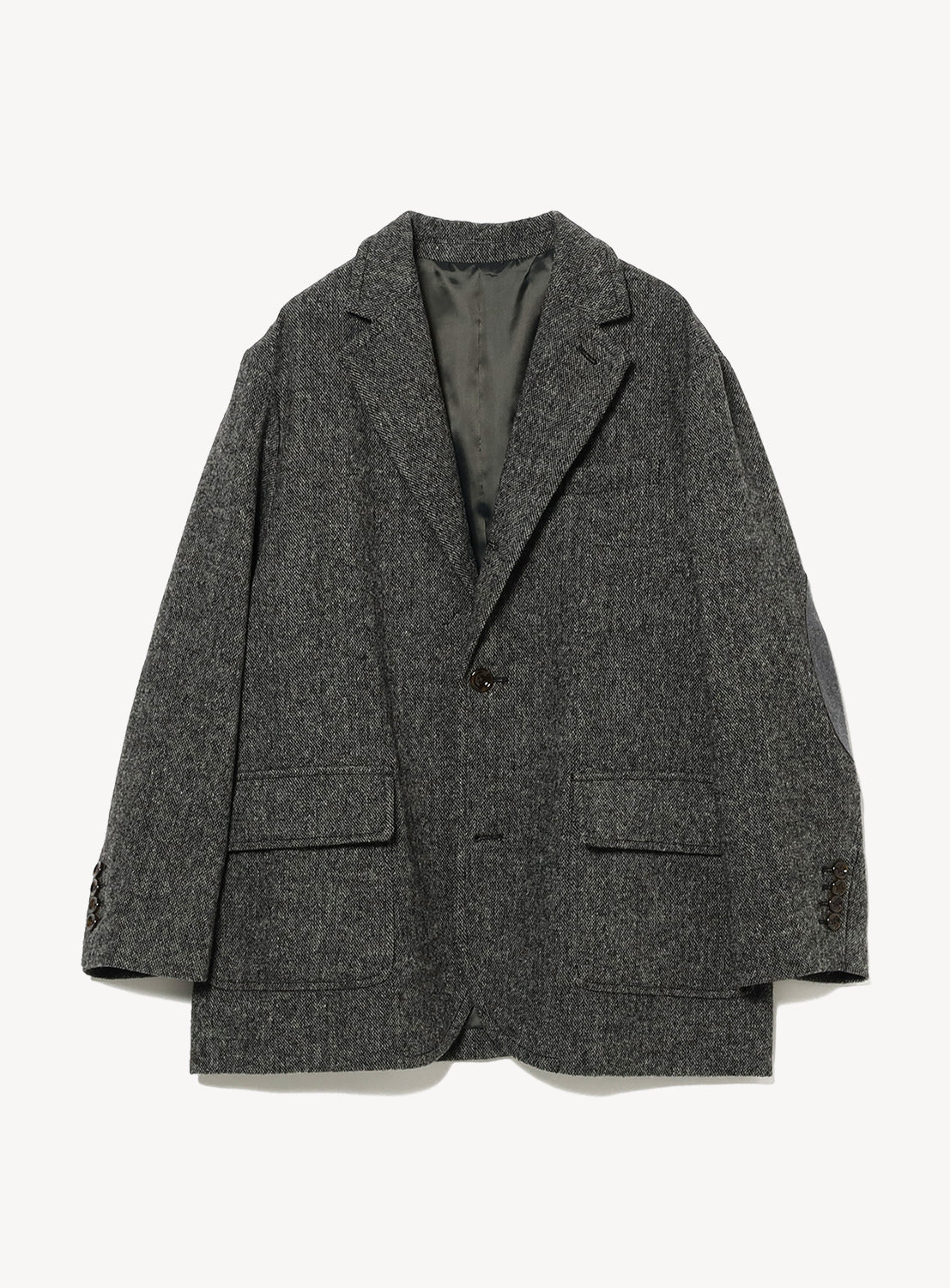 Tweed Three-button Big Jacket