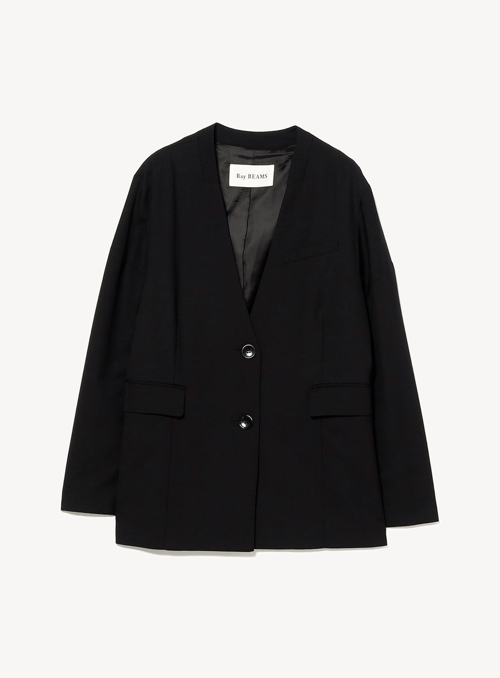 Collarless Jacket