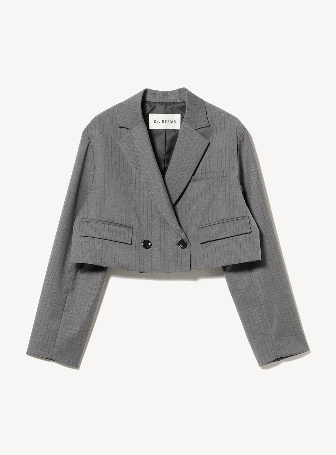 2-Button Cropped Jacket