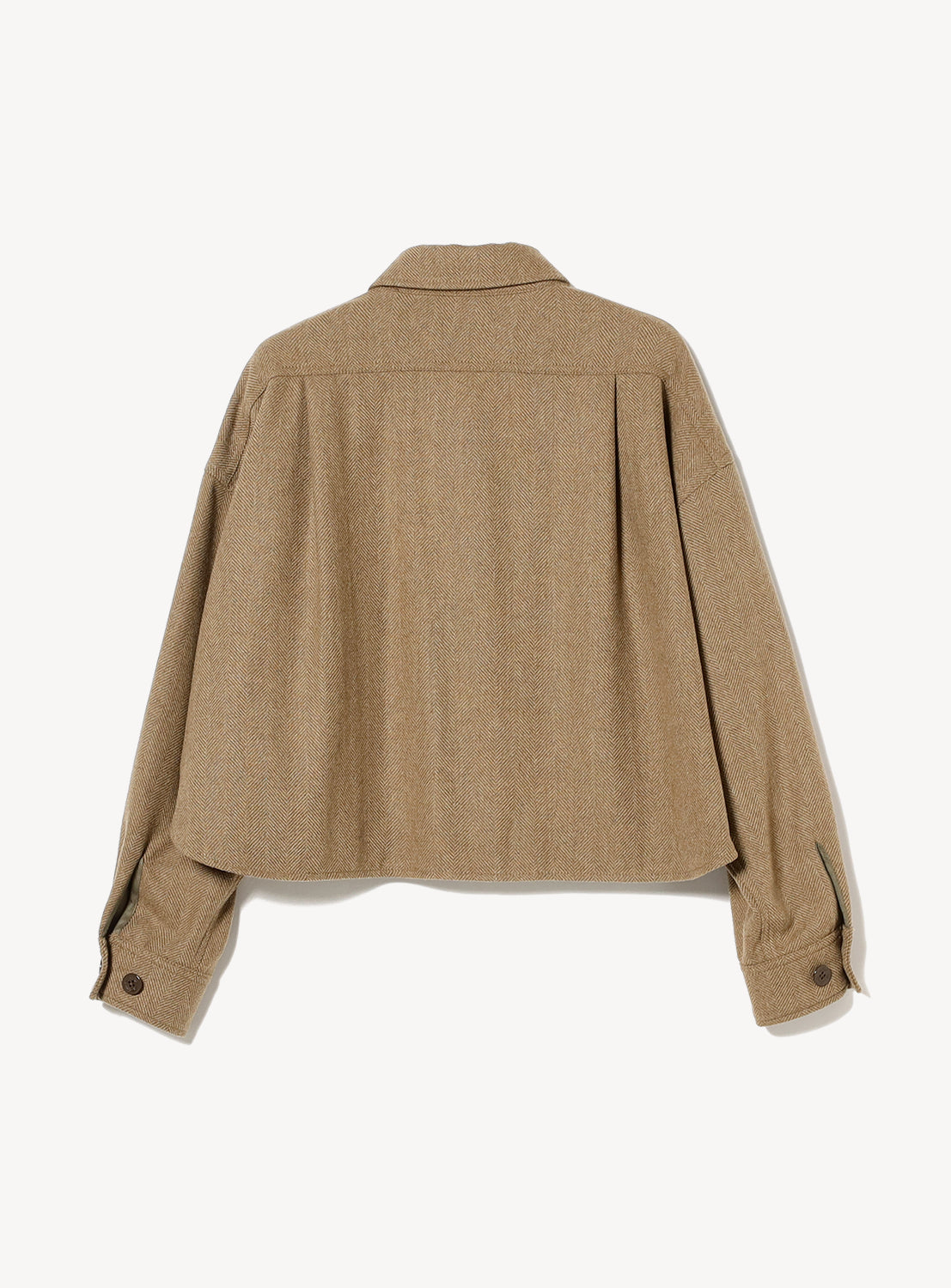 Short Herringbone CPO Jacket