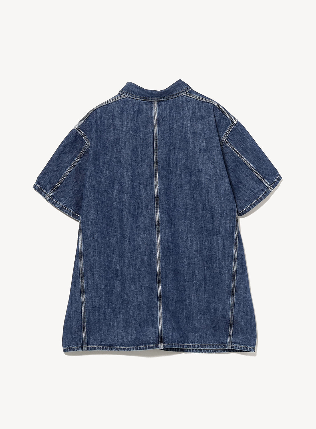 Denim Coverall Short Sleeve Jacket