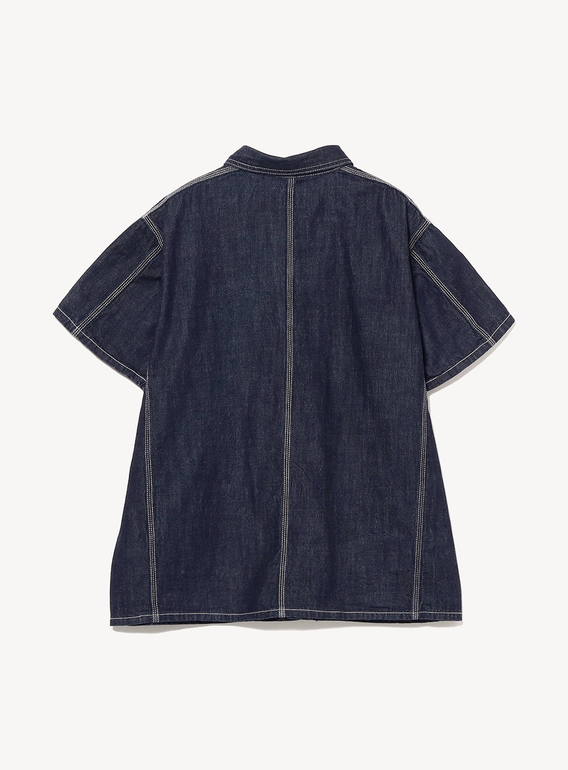 Denim Coverall Short Sleeve Jacket
