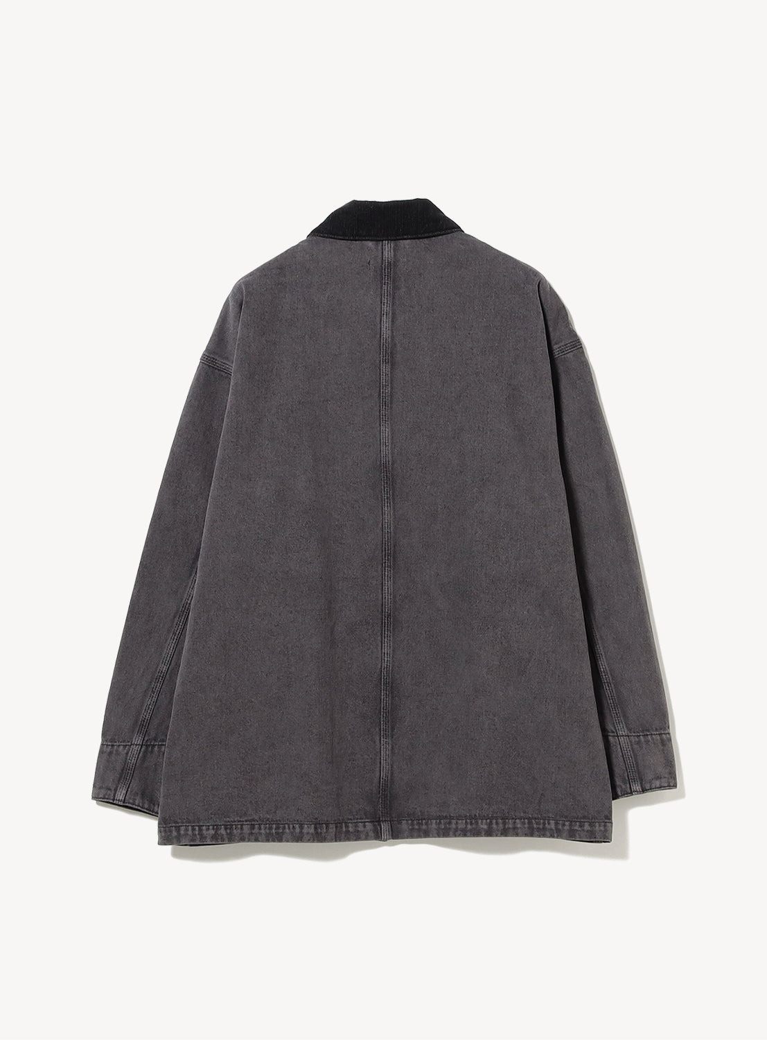 Faded Denim Relaxed Fit Coverall Jacket