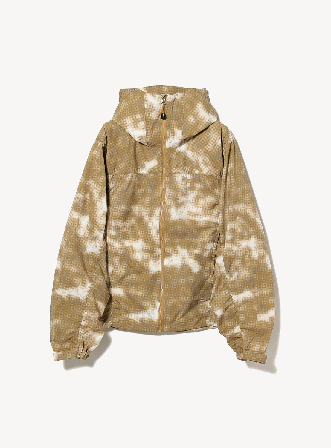 Wide Fit Digital Mosaic Zip-Up Tech Hoodie