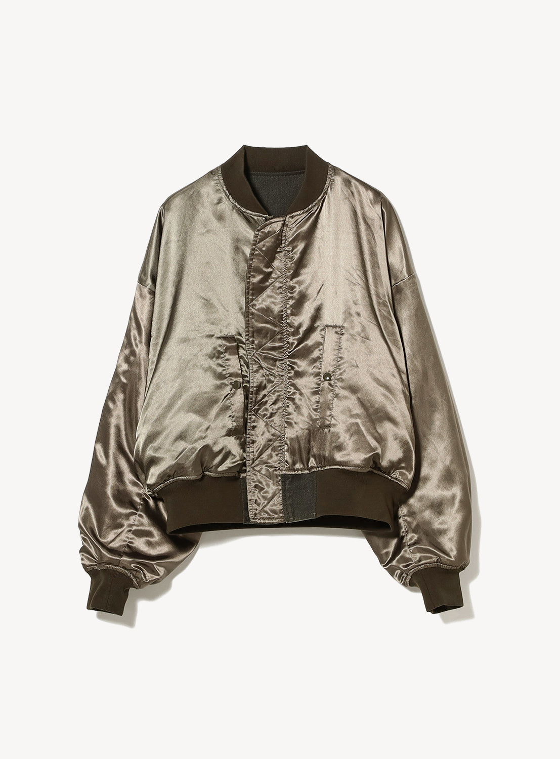 Reversible Faded Bomber Jacket