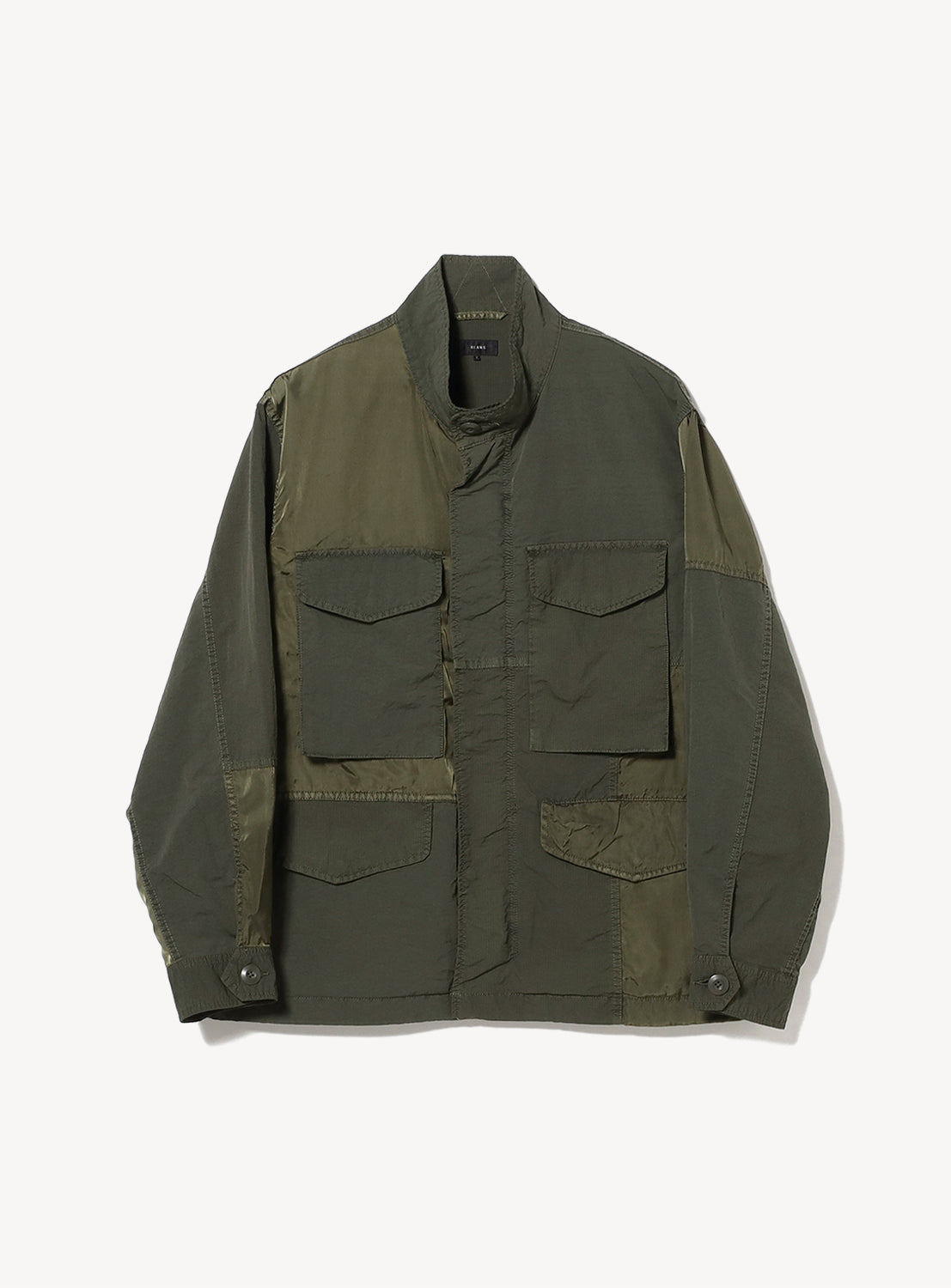 Multi-Fabric Garment-Dyed M-65 Jacket