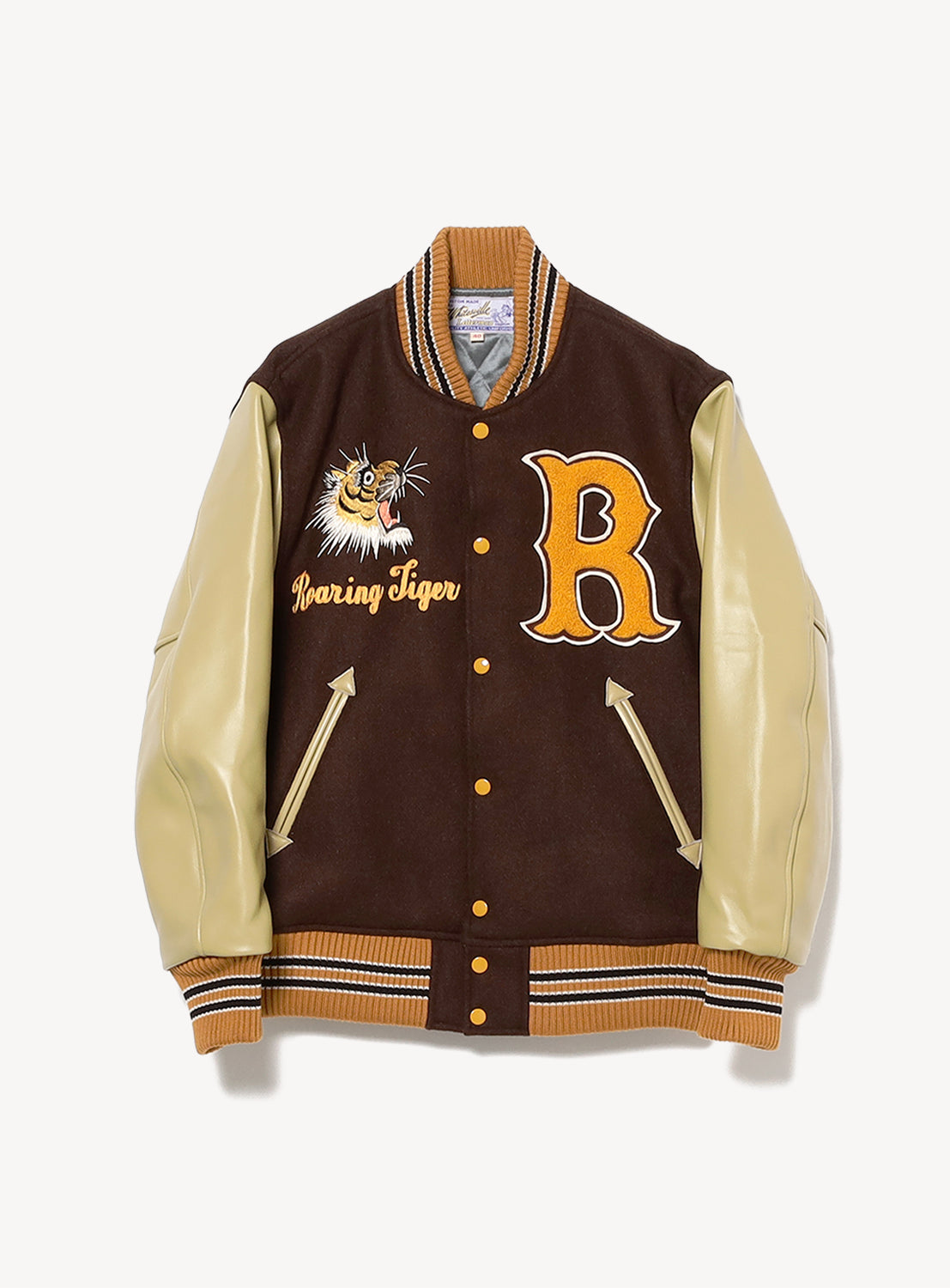 30oz. Wool Melton Award “Roaring Tiger” Jacket