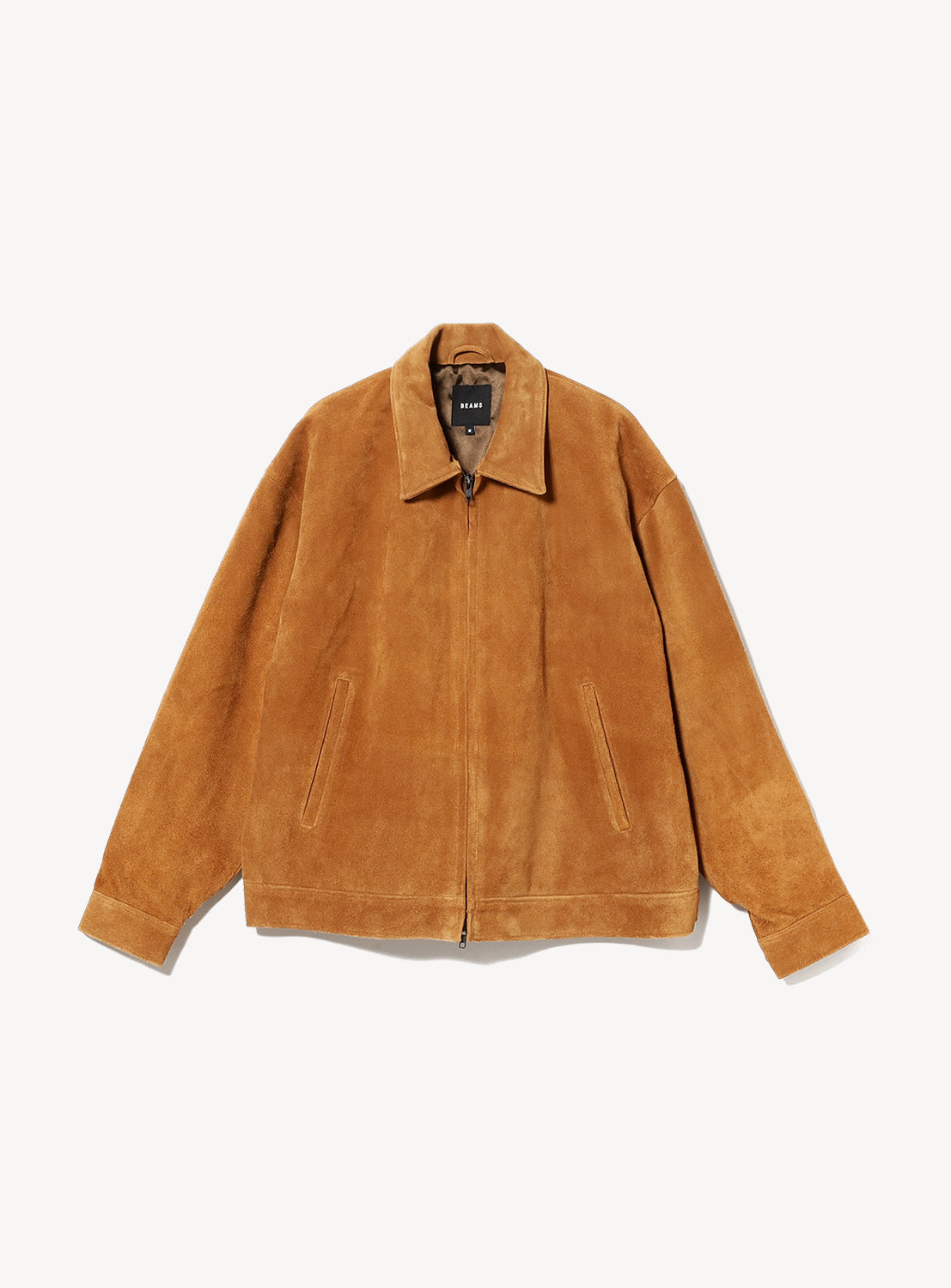 Suede Zip-Up Blouson