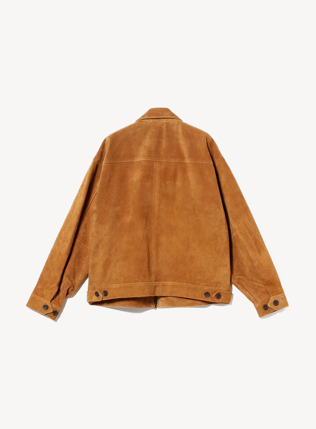 Suede Zip-Up Blouson