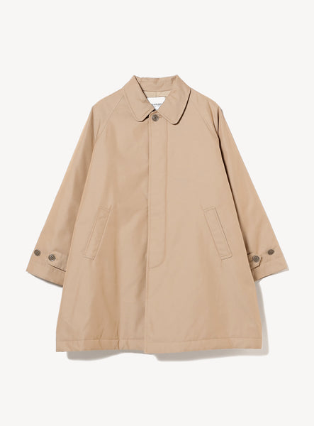 Chambray Stand Collar Coat