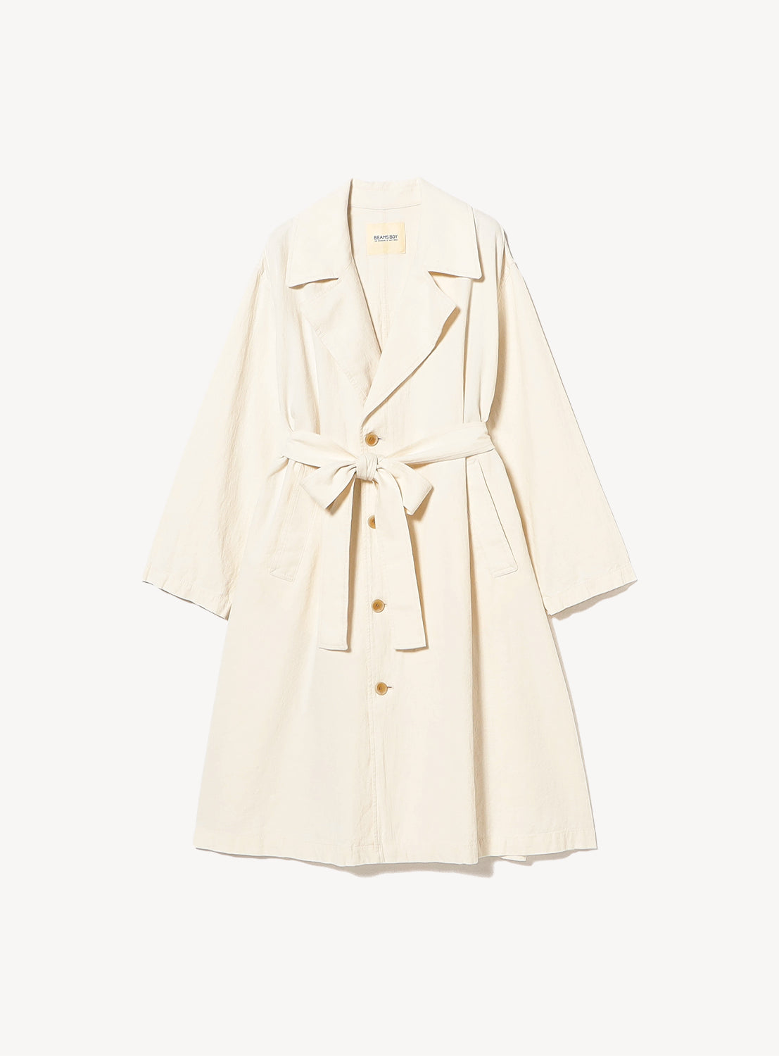 Cotton Linen Trench Coat