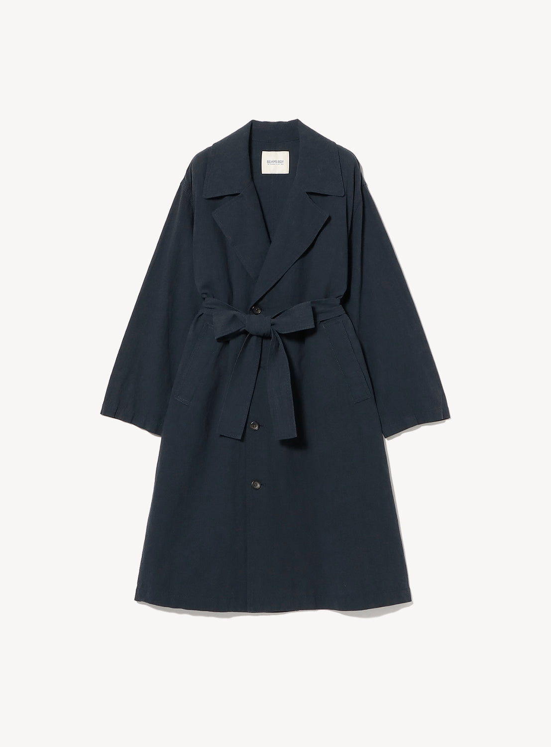 Cotton Linen Trench Coat