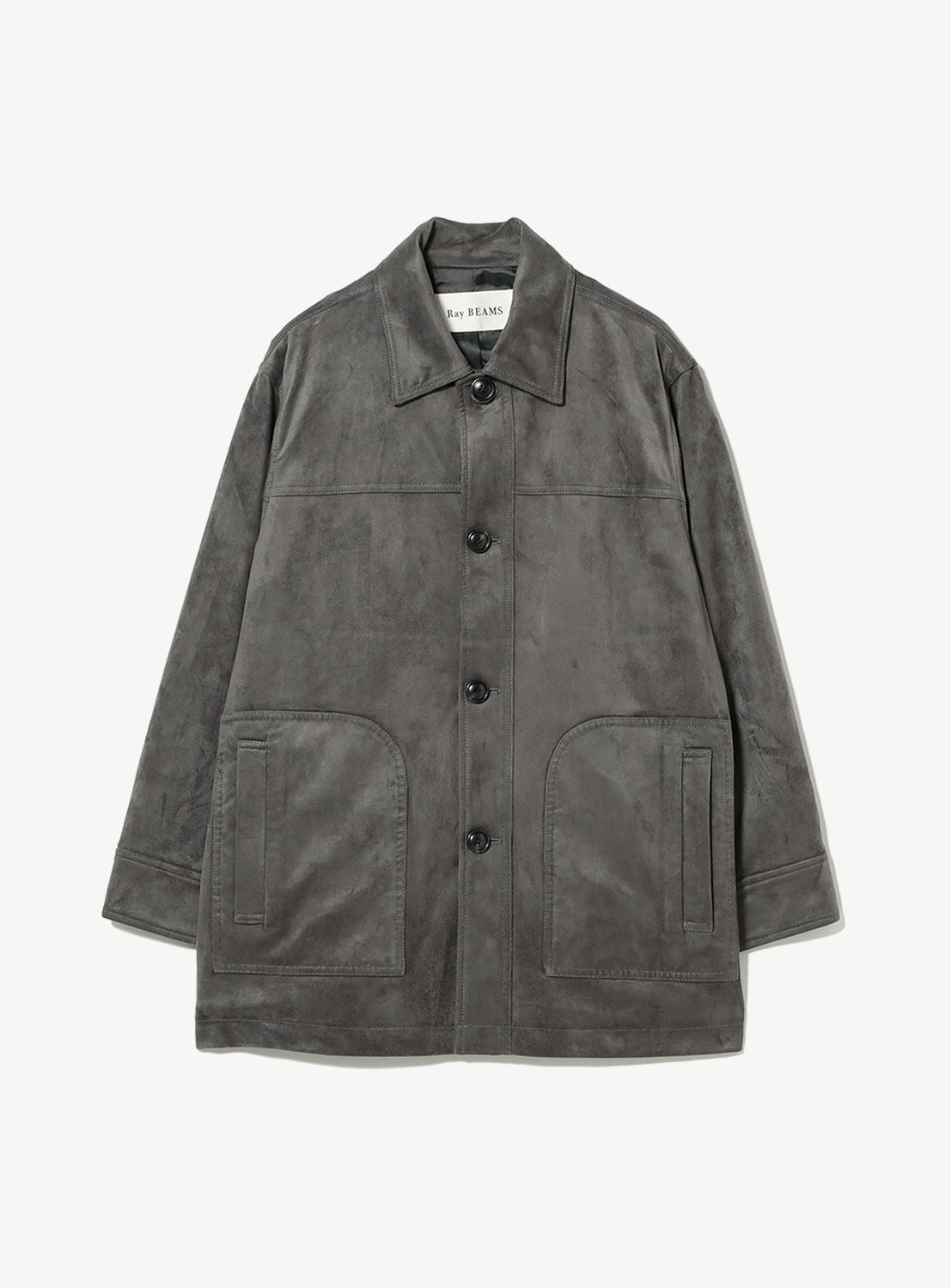 Faux Suede Half Coat