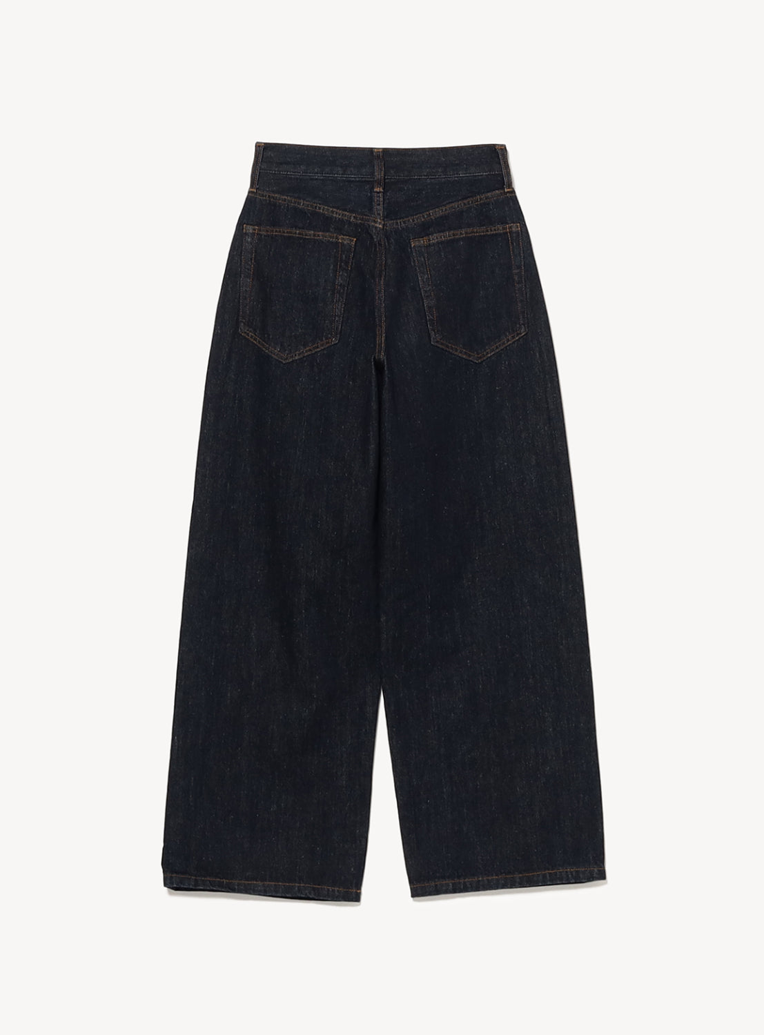 Straight Fit Wide Denim Pants