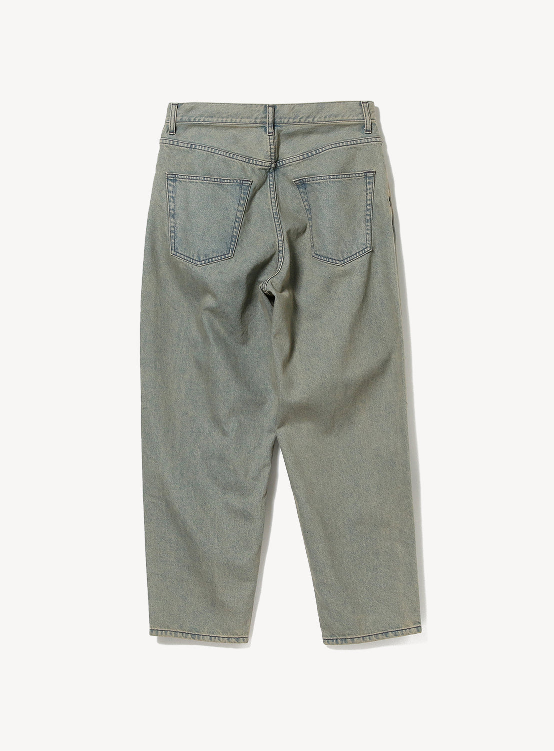 Wide Tapered Denim Pants