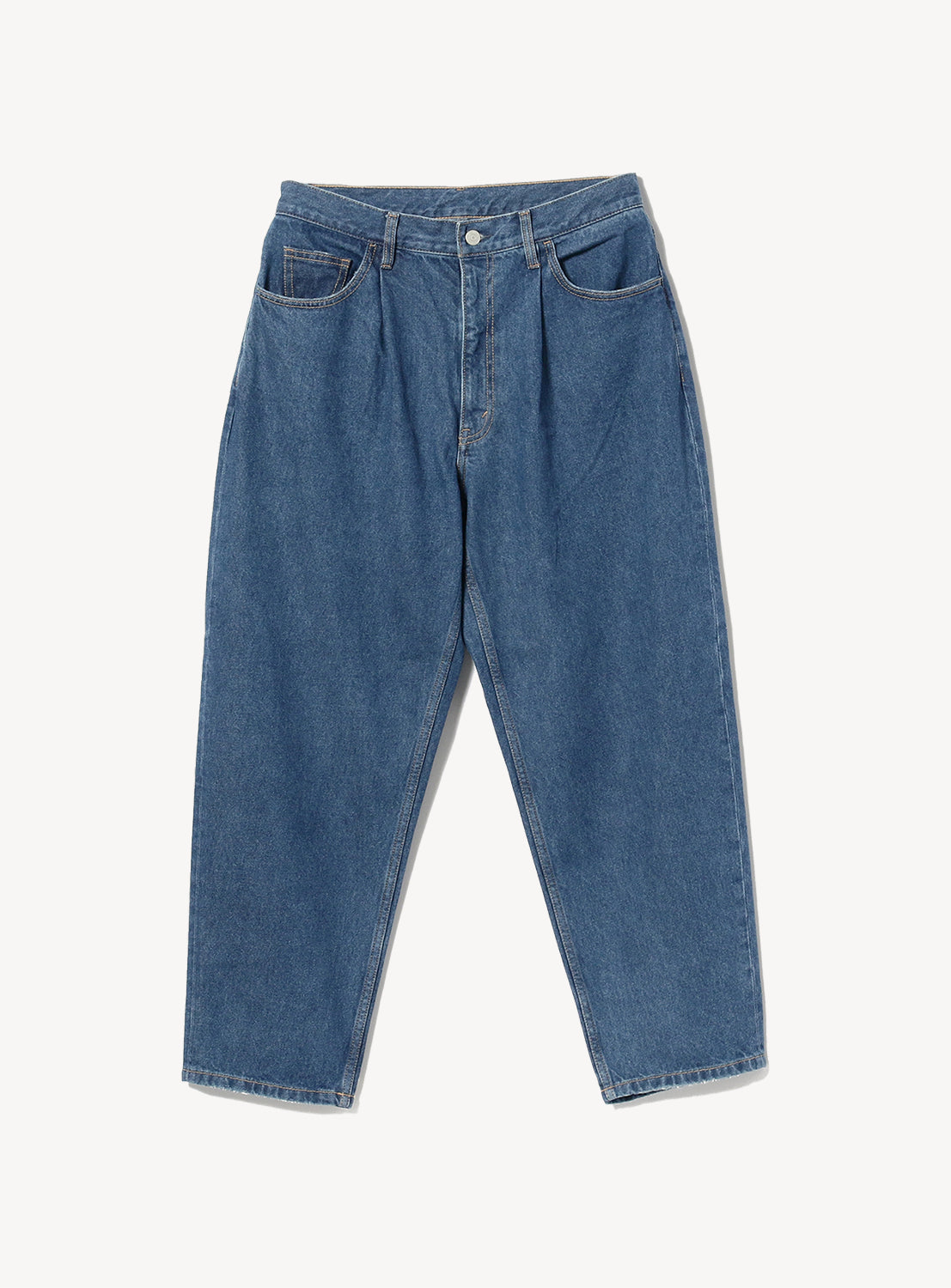 Wide Tapered Denim Pants