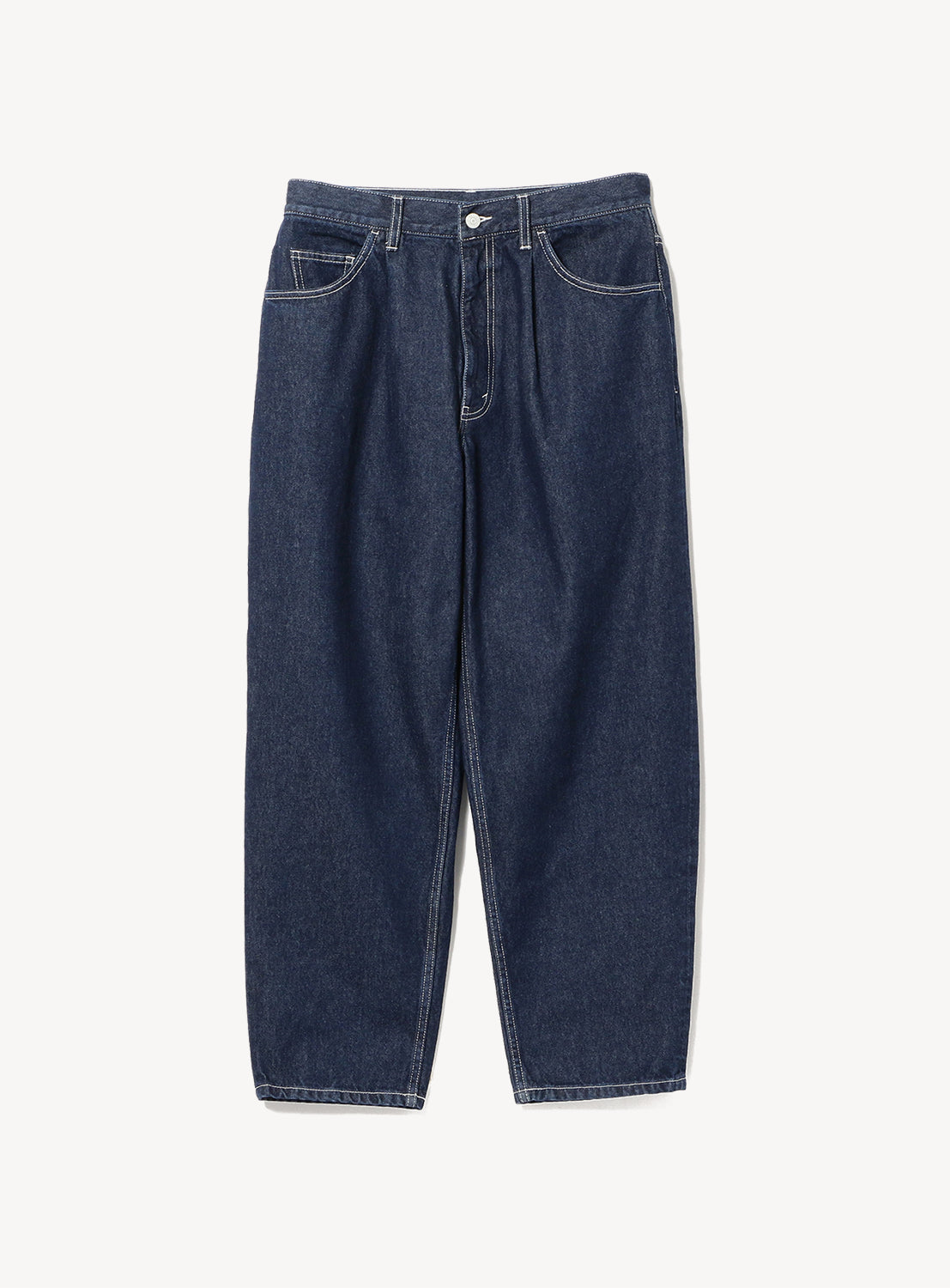 Wide Tapered Denim Pants