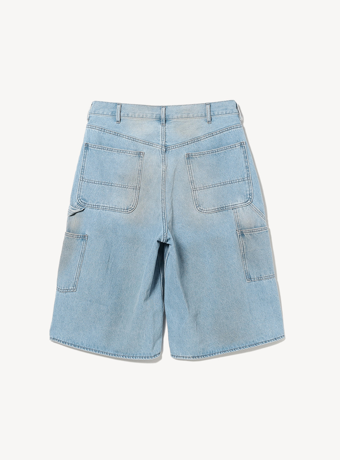 Wide Straight 3/4 Painter Denim