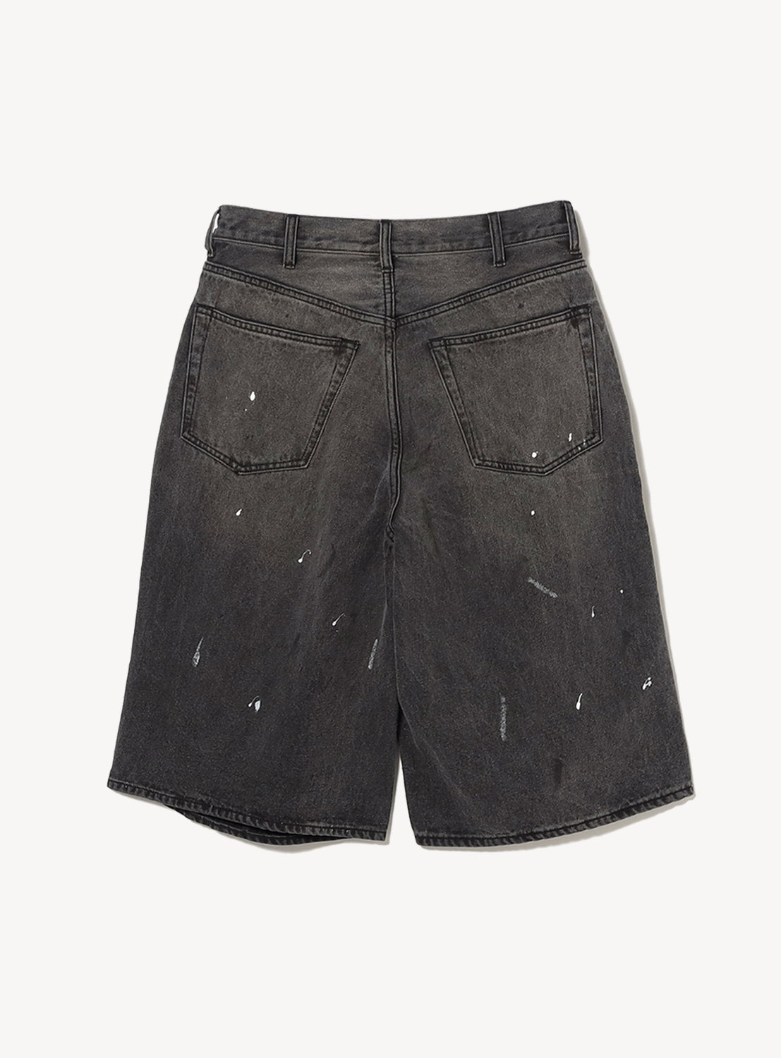 Quarter-Length Painter Denim Pants