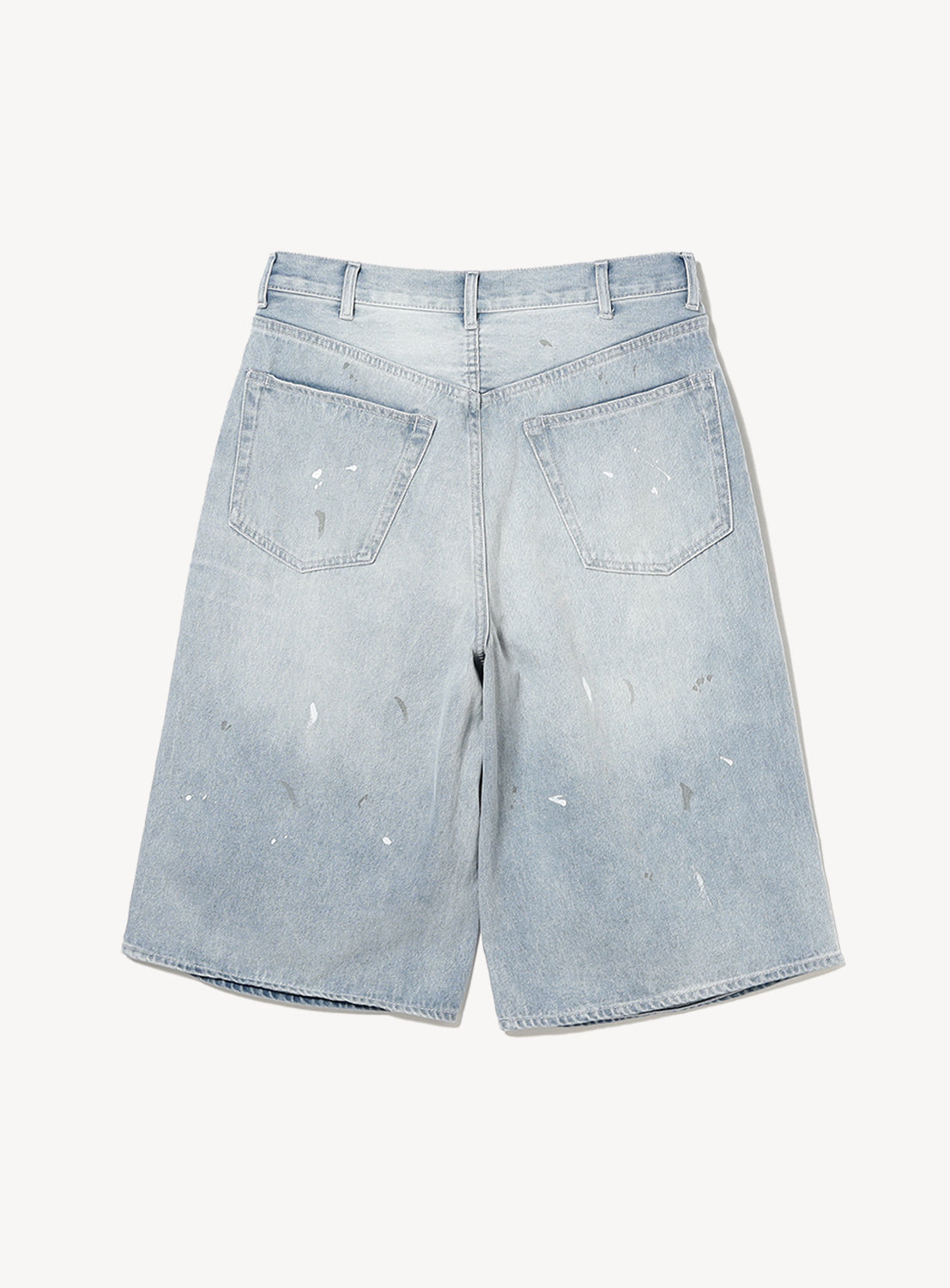 Quarter-Length Painter Denim Pants