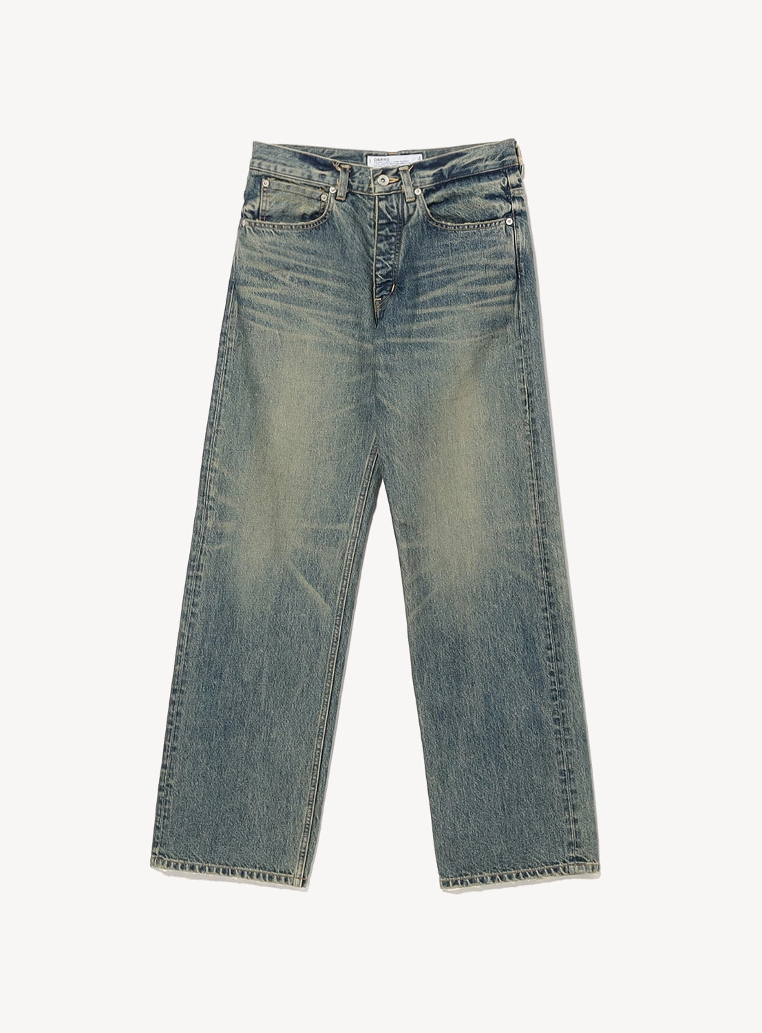 Straight Vintage Denim Pants