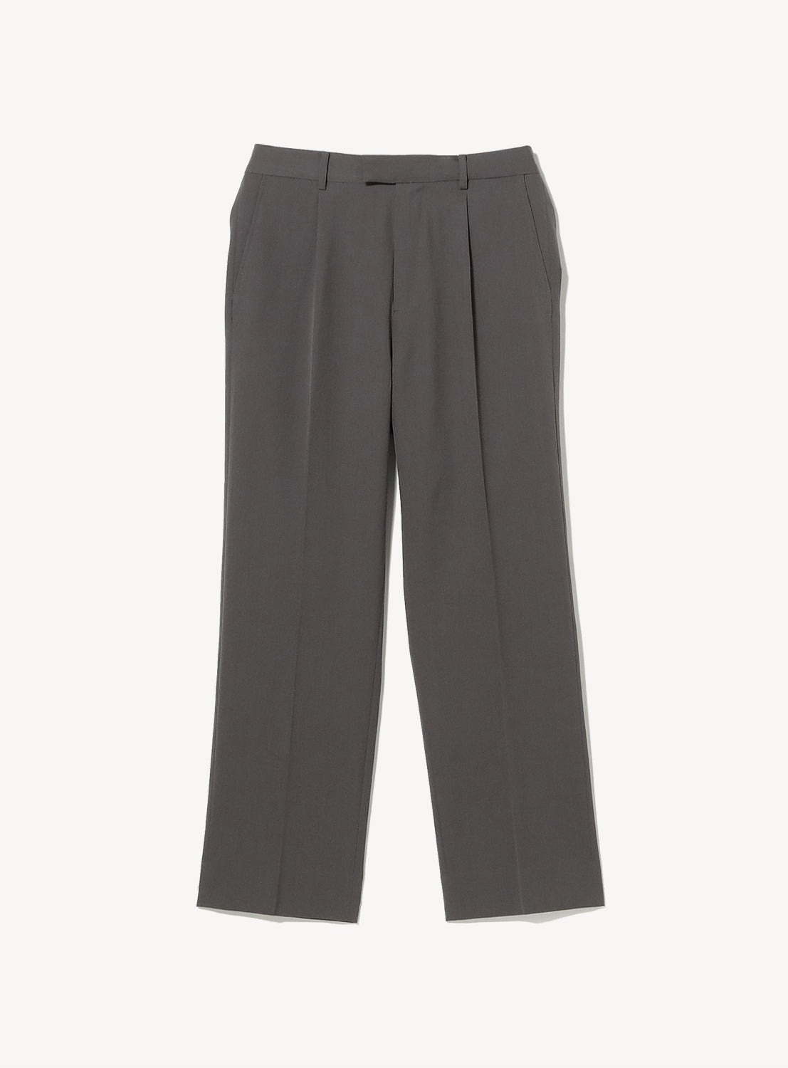 Wool Straight Slacks
