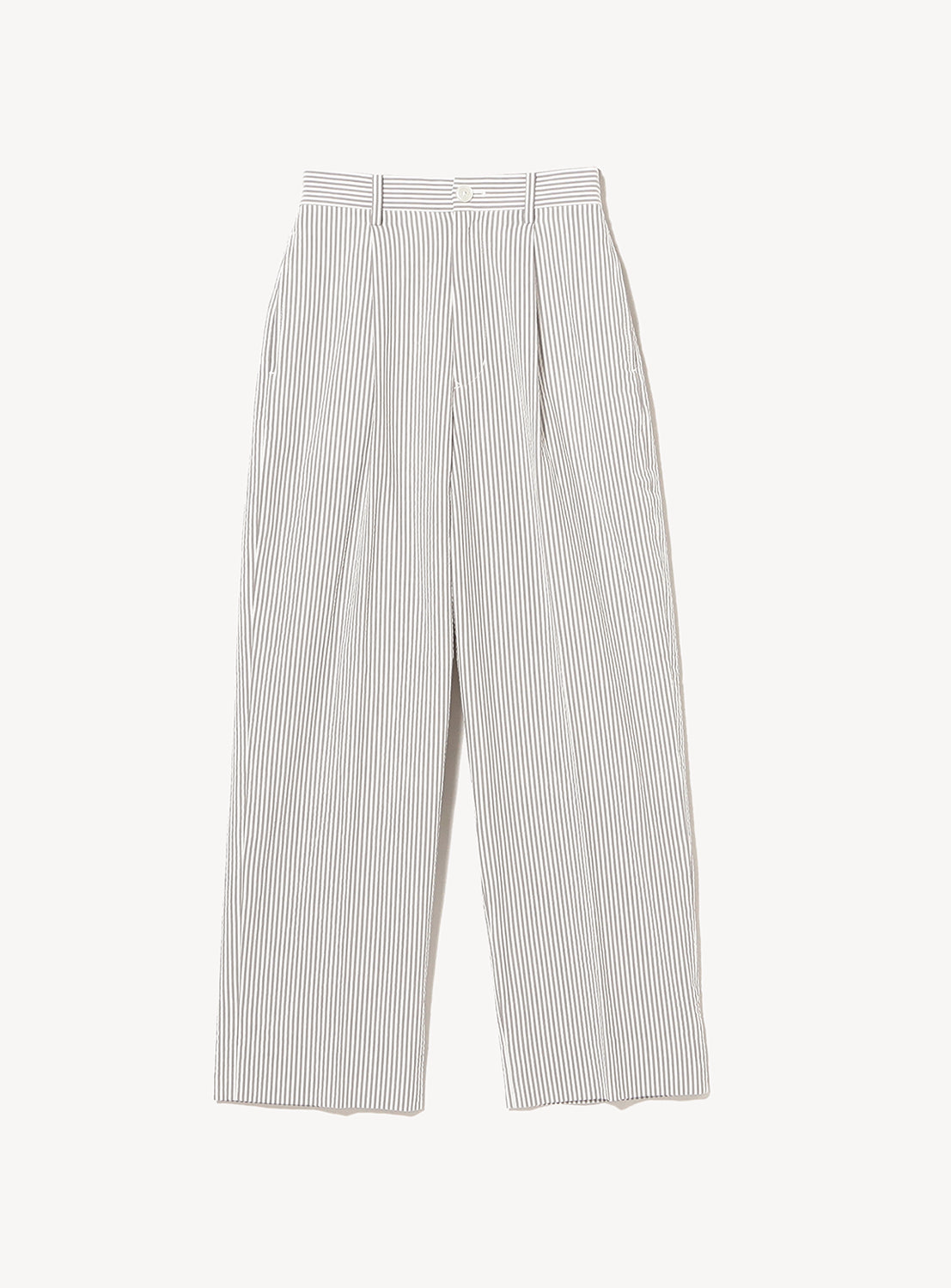 Relaxed Fit Seersucker Slacks