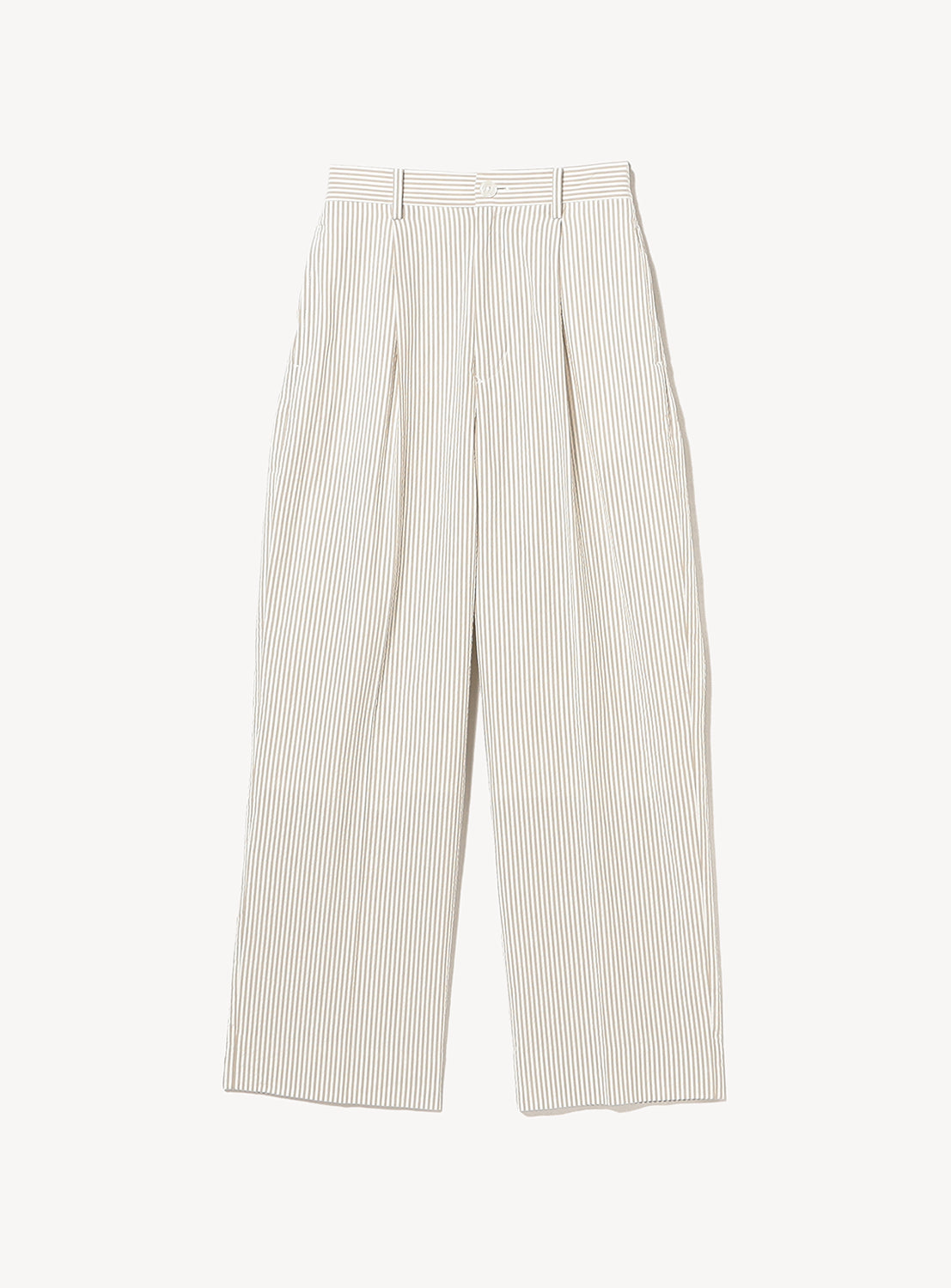 Relaxed Fit Seersucker Slacks