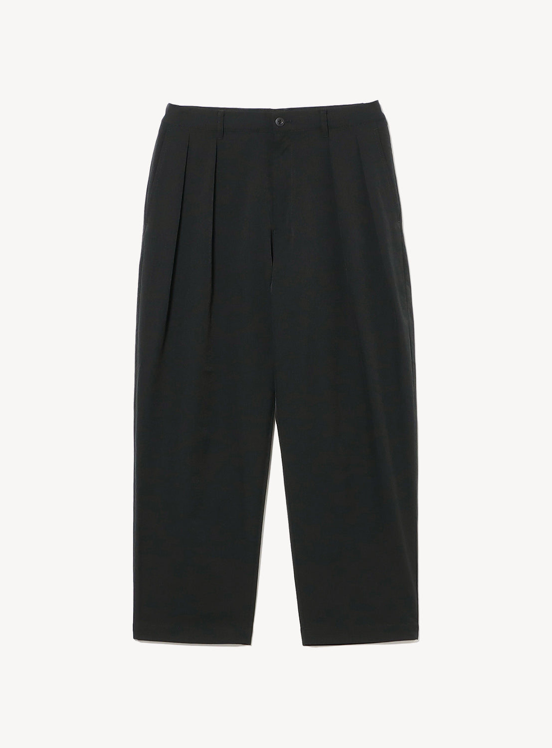 Two-Pleat Wide Tapered Trousers