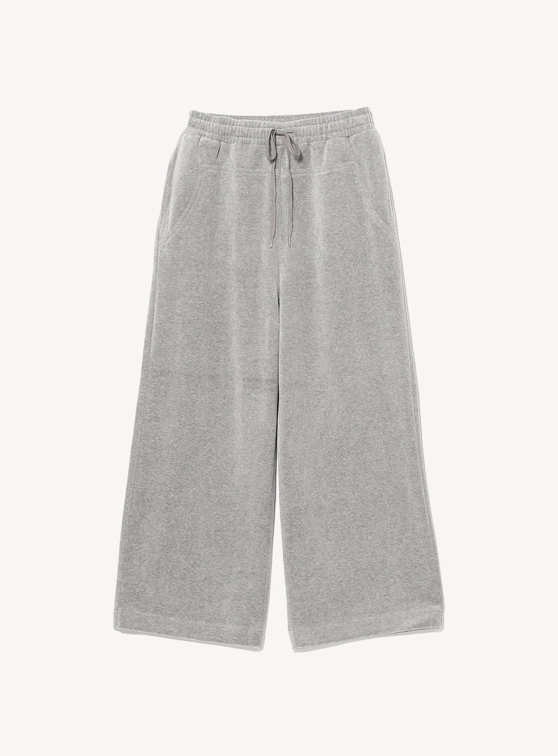 Velour Wide-Leg Sweatpants