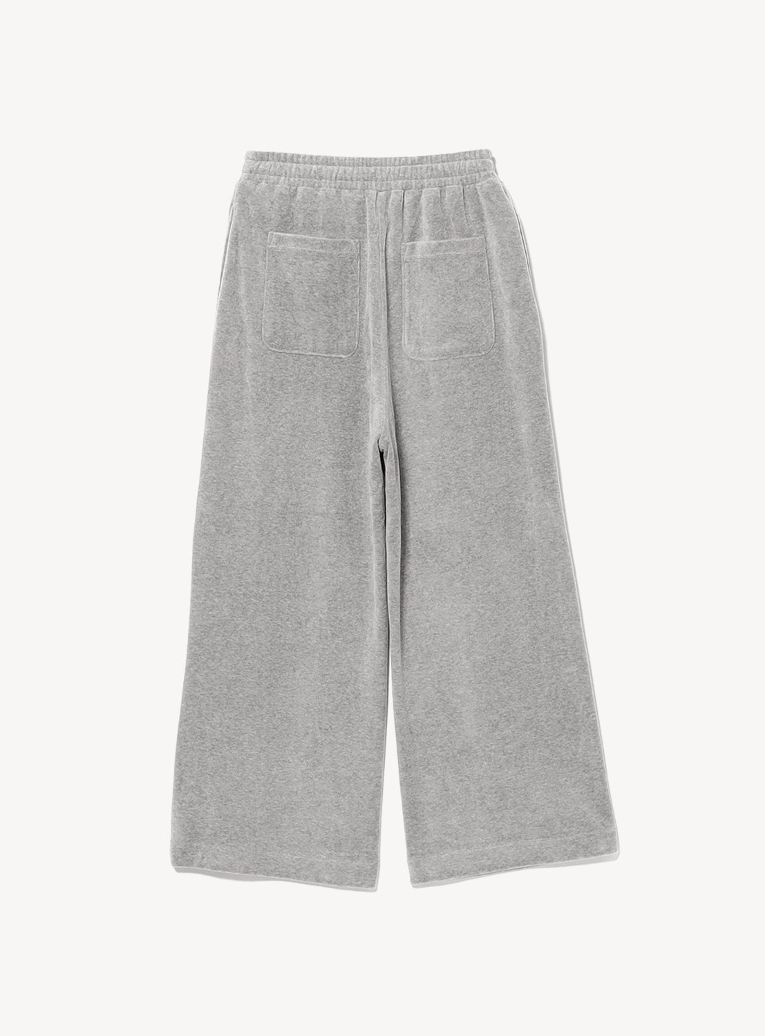Velour Wide-Leg Sweatpants
