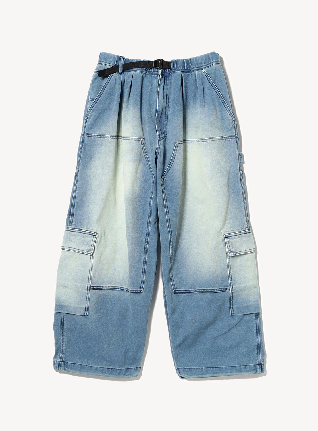 Double Knee Wide Cargo Pants