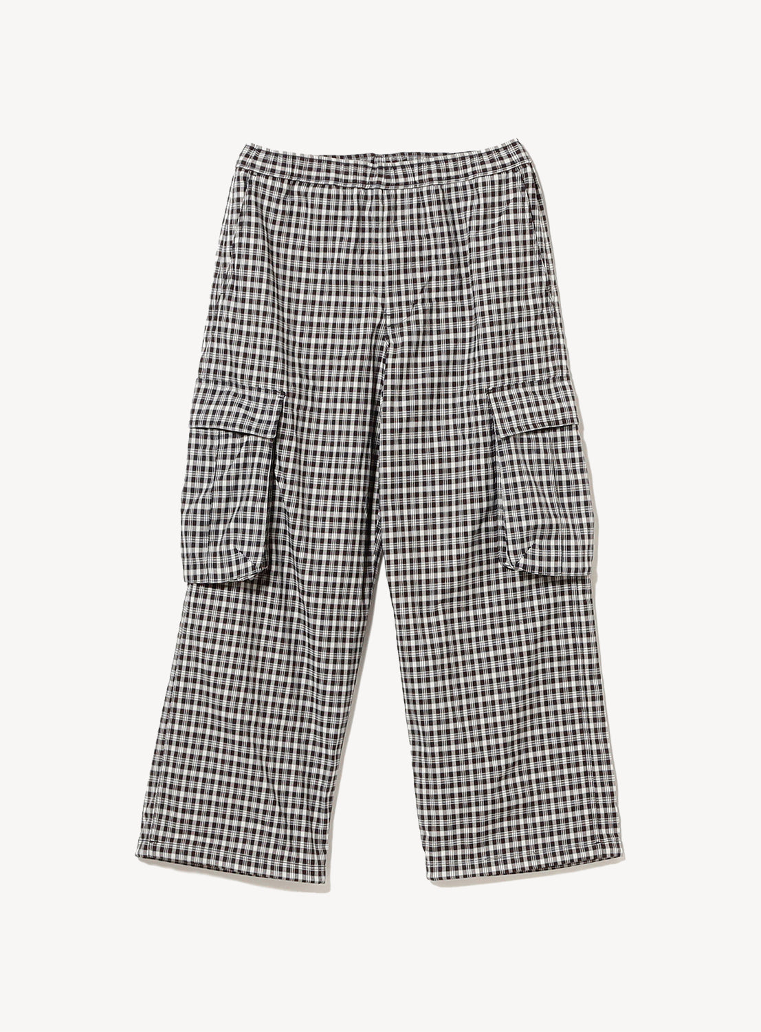 Wide Check Cargo Pants
