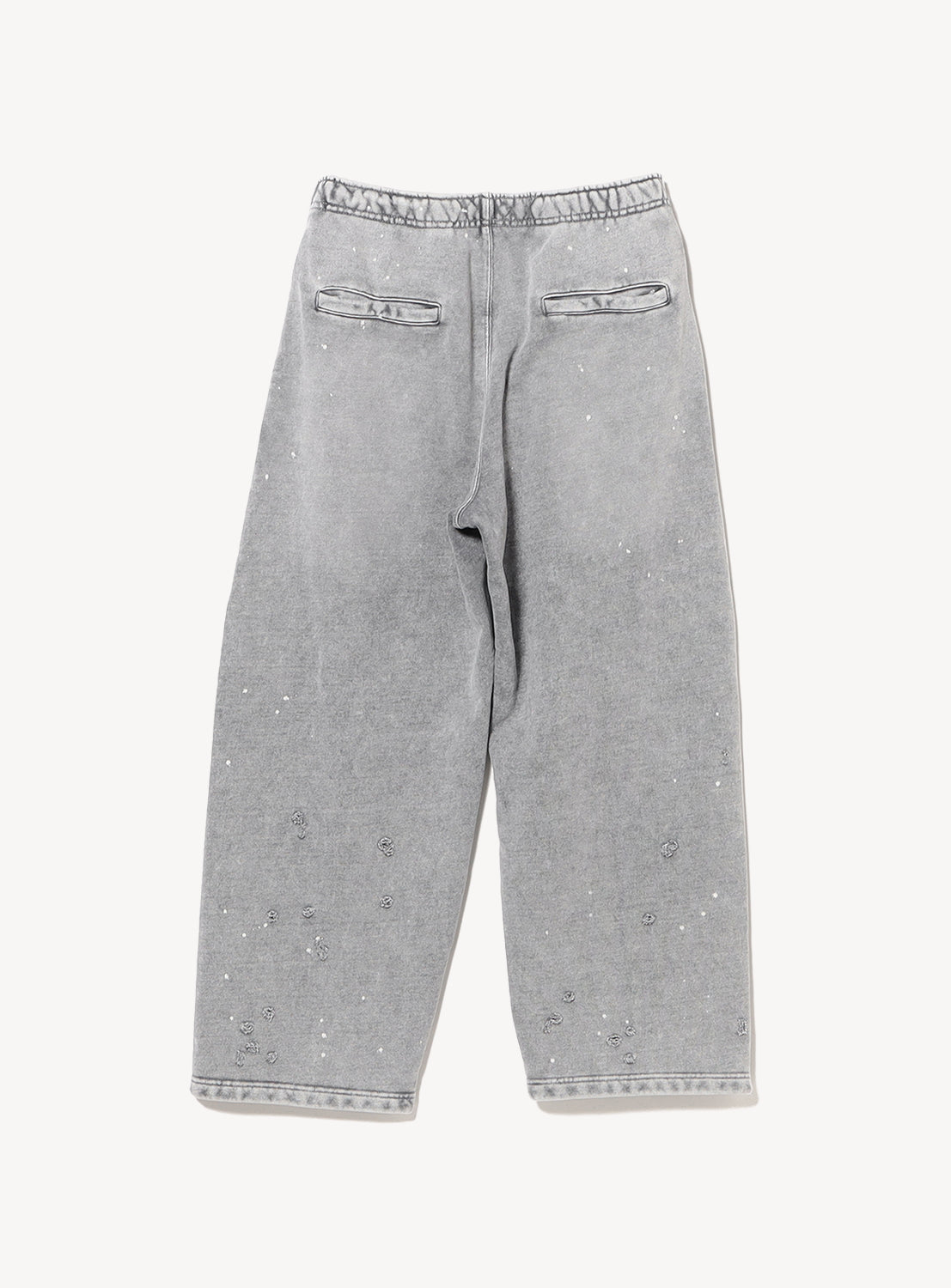 Distressed Wide Straight Fit Sweatpants