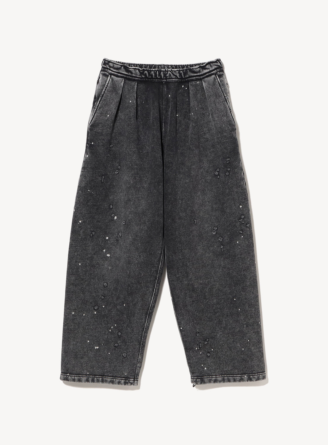 Distressed Wide Straight Fit Sweatpants