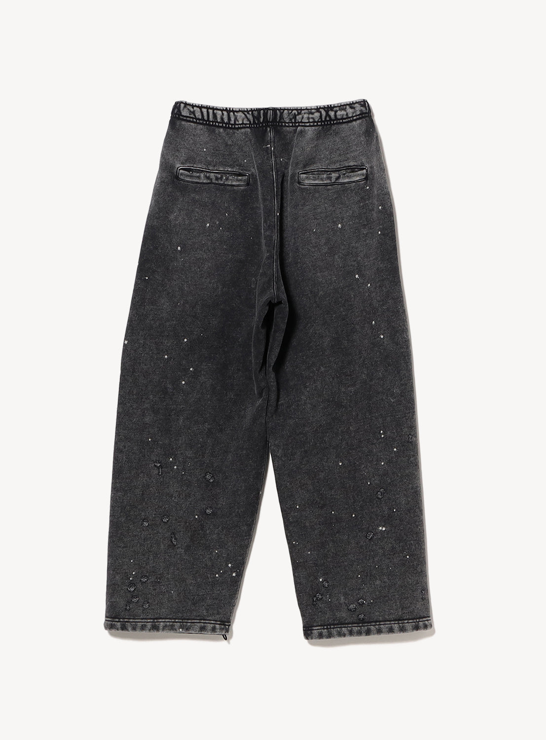 Distressed Wide Straight Fit Sweatpants