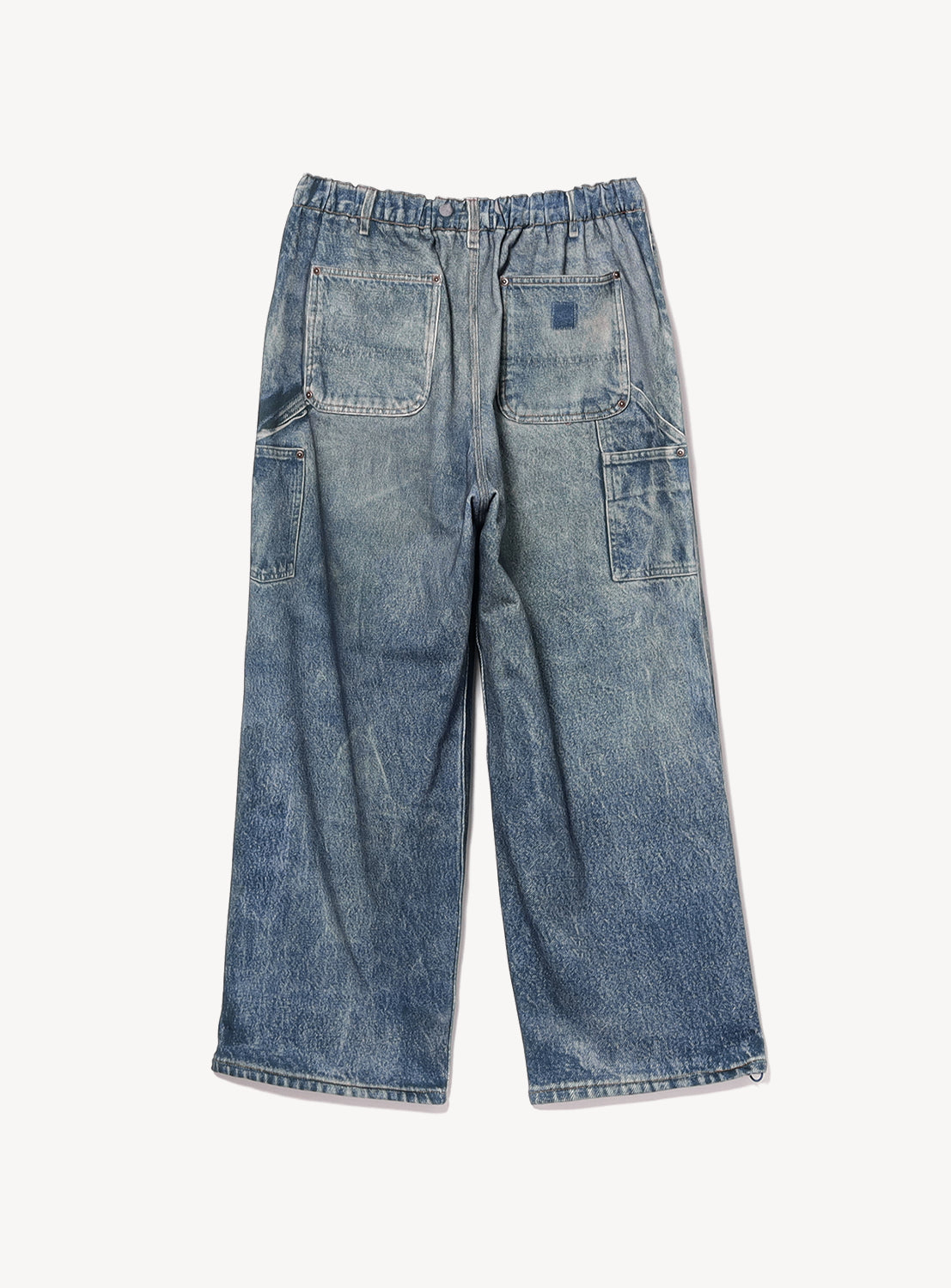 Mock Print Double Knee Sweatpants